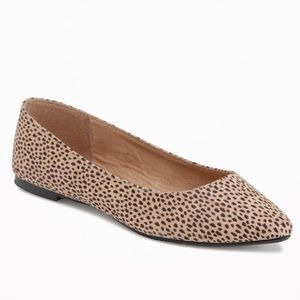 Leopard Print Pointed Toe flats